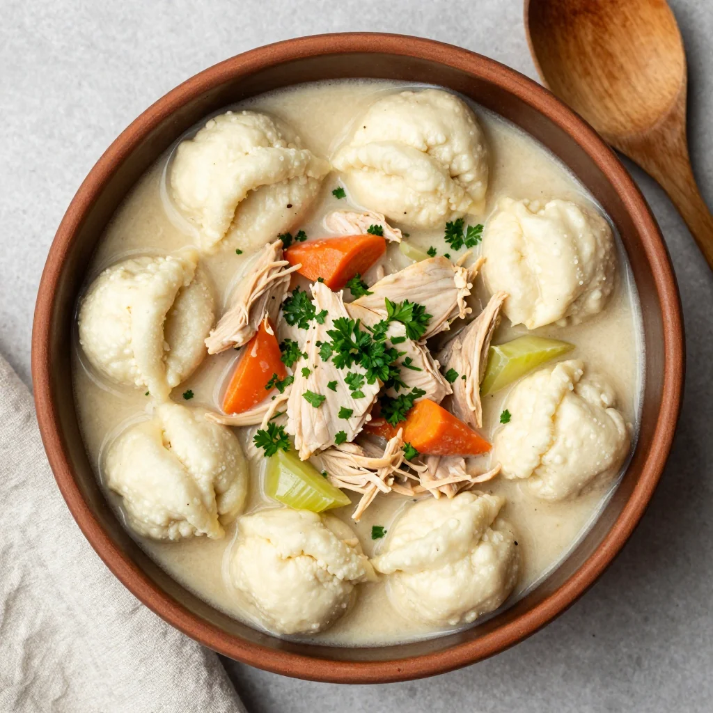 Slow Cooker Chicken and Dumplings for Winter Nights In