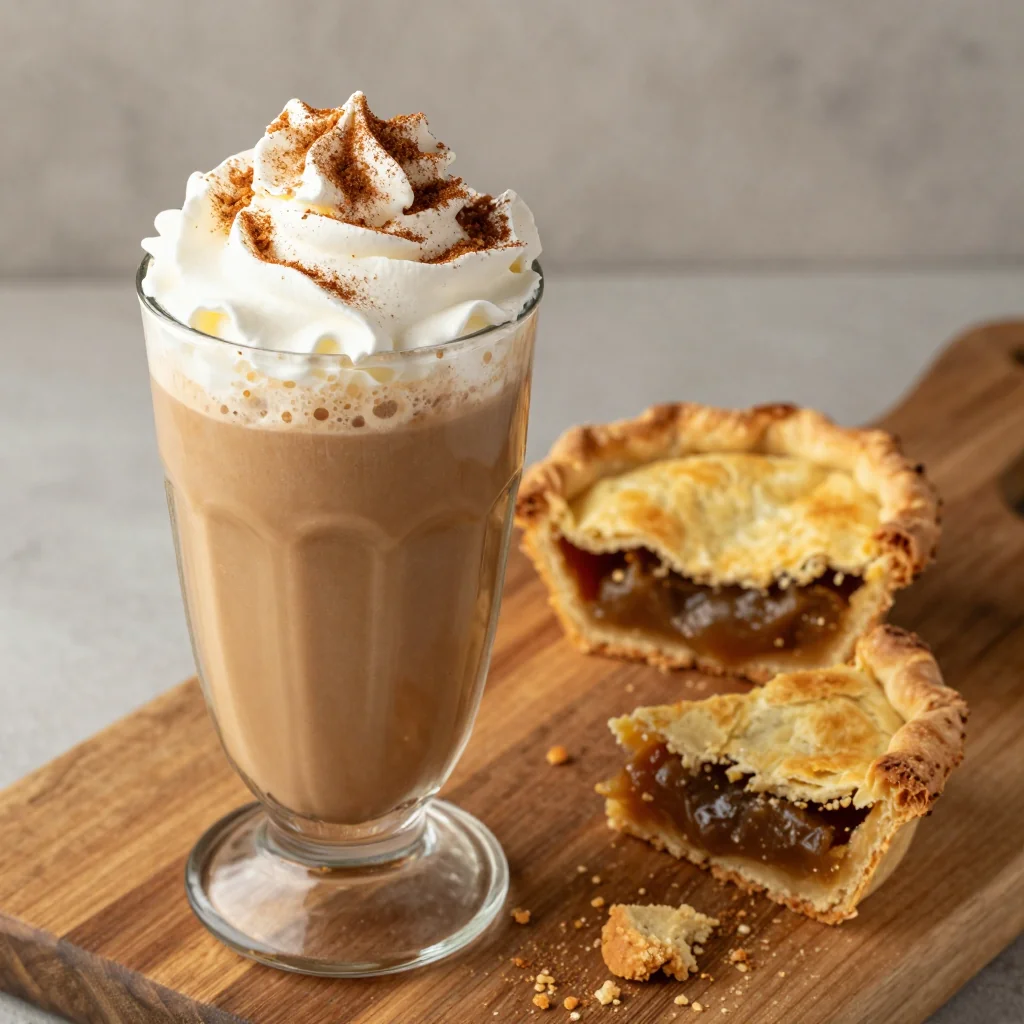 Warm Apple Pie Smoothie with Cinnamon and Nutmeg