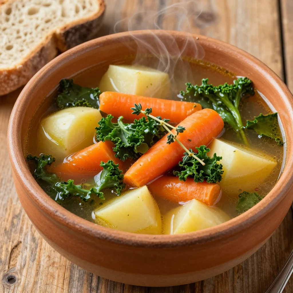 Winter Veggie Soup for Pantry Clean Out and Health