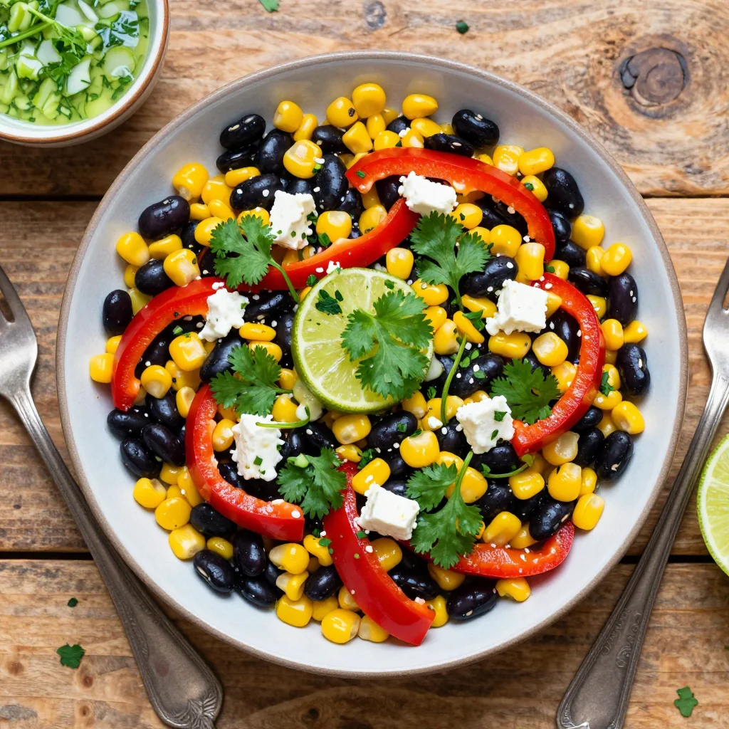 Southern Corn and Black Bean Salad for MLK Day