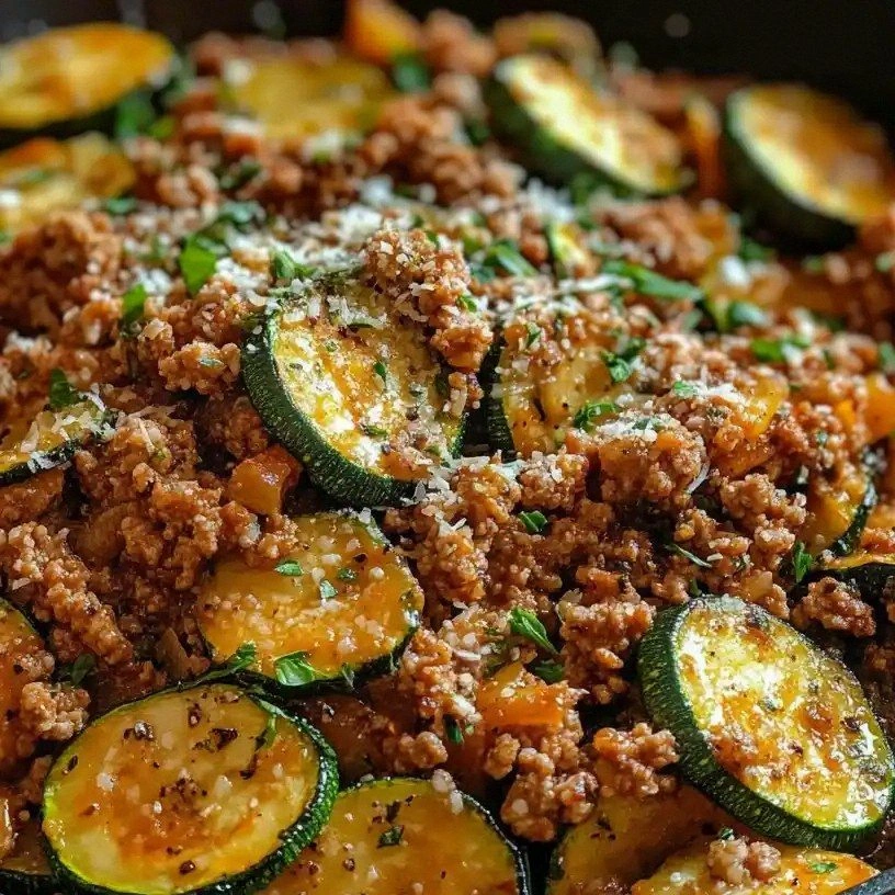 25-Minute Ground Turkey and Zu