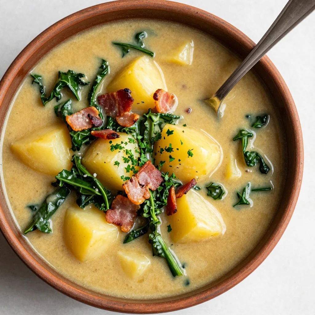 Healthy New Year's Kale and Potato Leek Stew