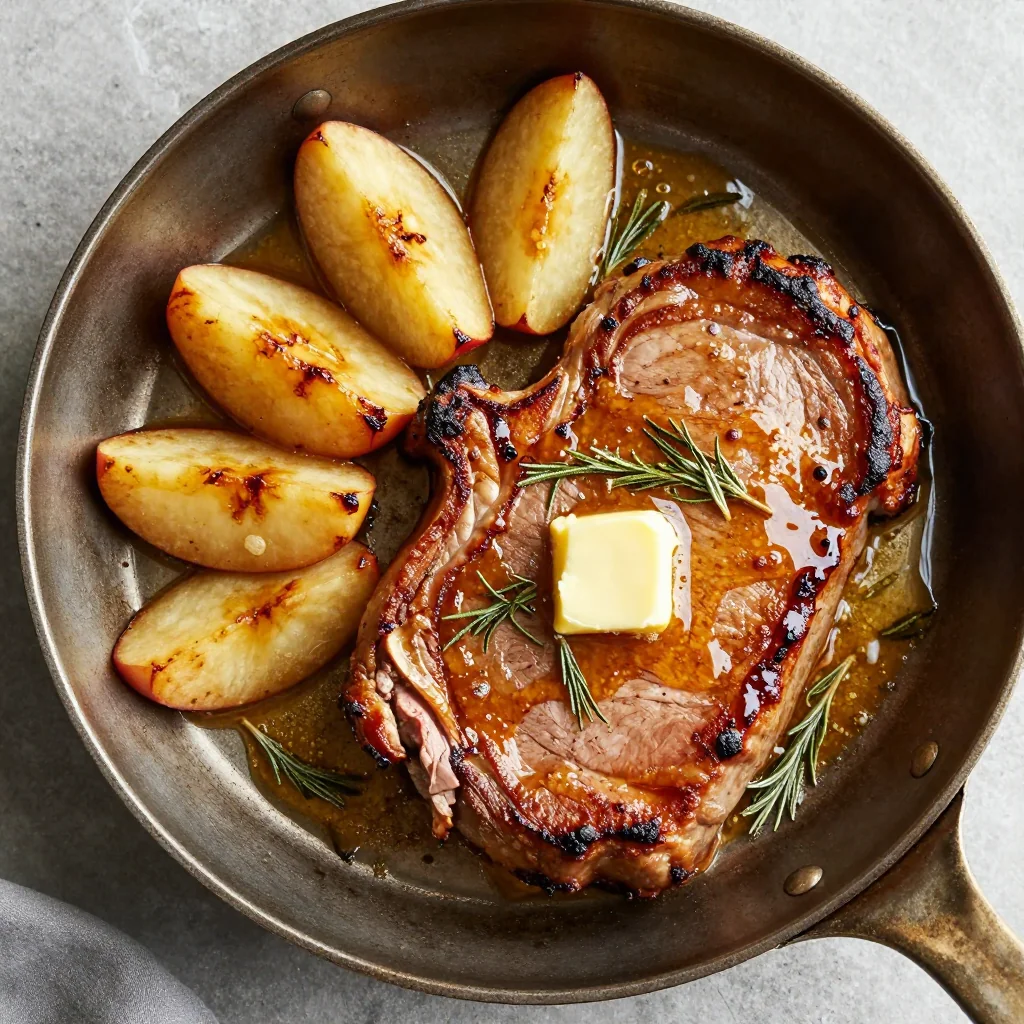 Easy Sheet Pan Pork Chops and Apples for Dinner