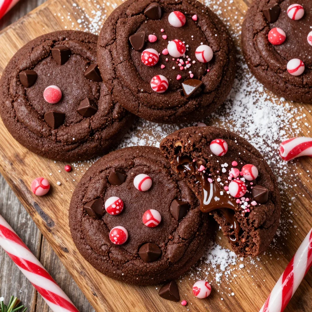 Decadent Chocolate Peppermint Cookies for Winter Treats