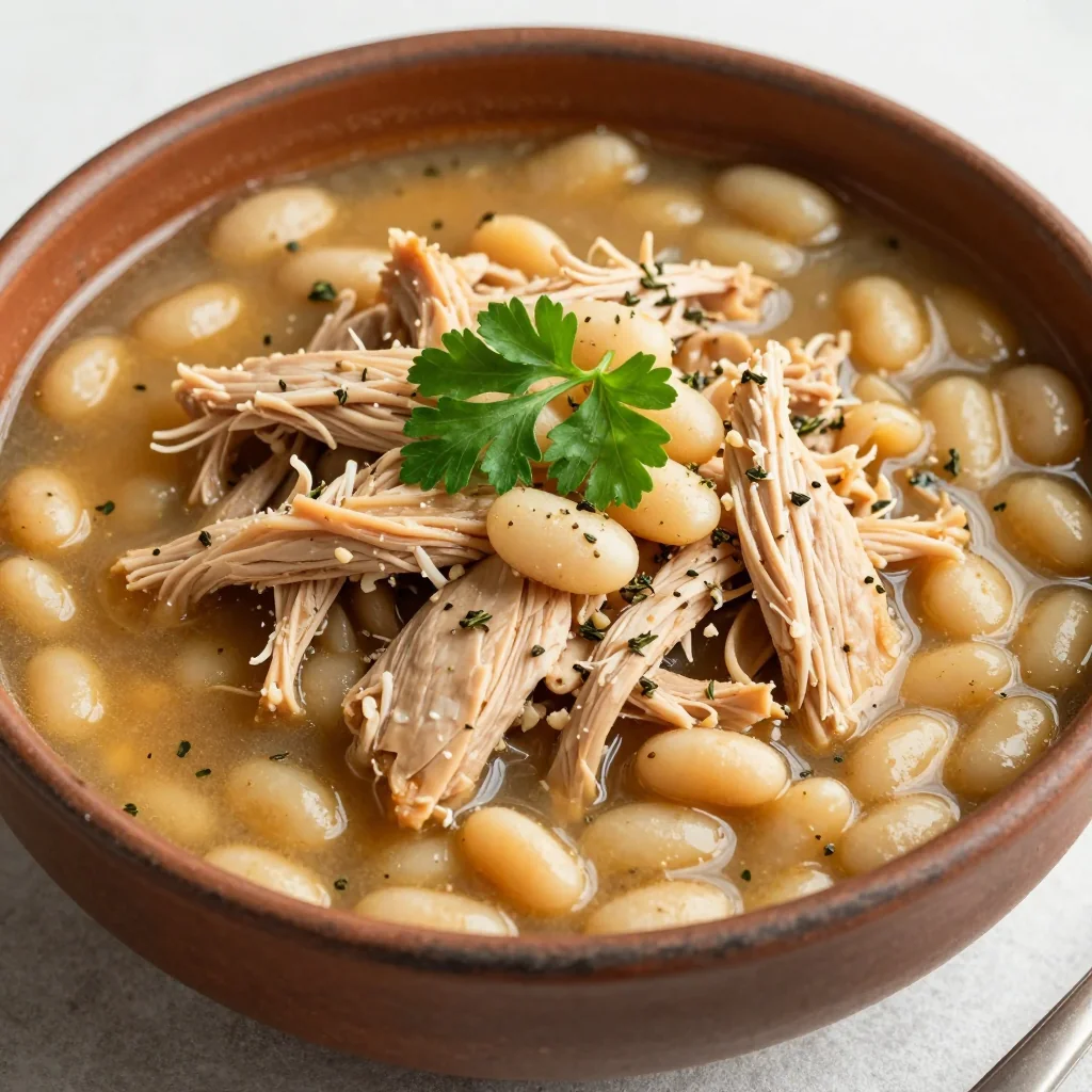 Slow Cooker Chicken and White Bean Stew for a Healthy Meal