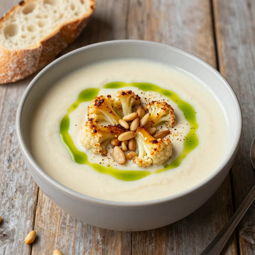 Creamy Roasted Cauliflower Soup for Cozy Meals
