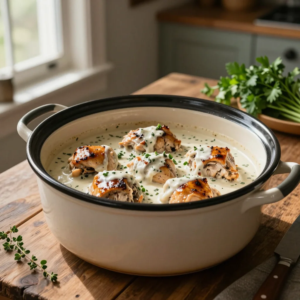 Slow Cooker Mississippi Chicken with Ranch