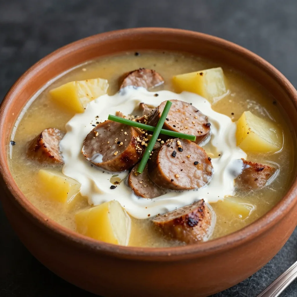 Creamy Potato and Sausage Soup for Cold Winter Days