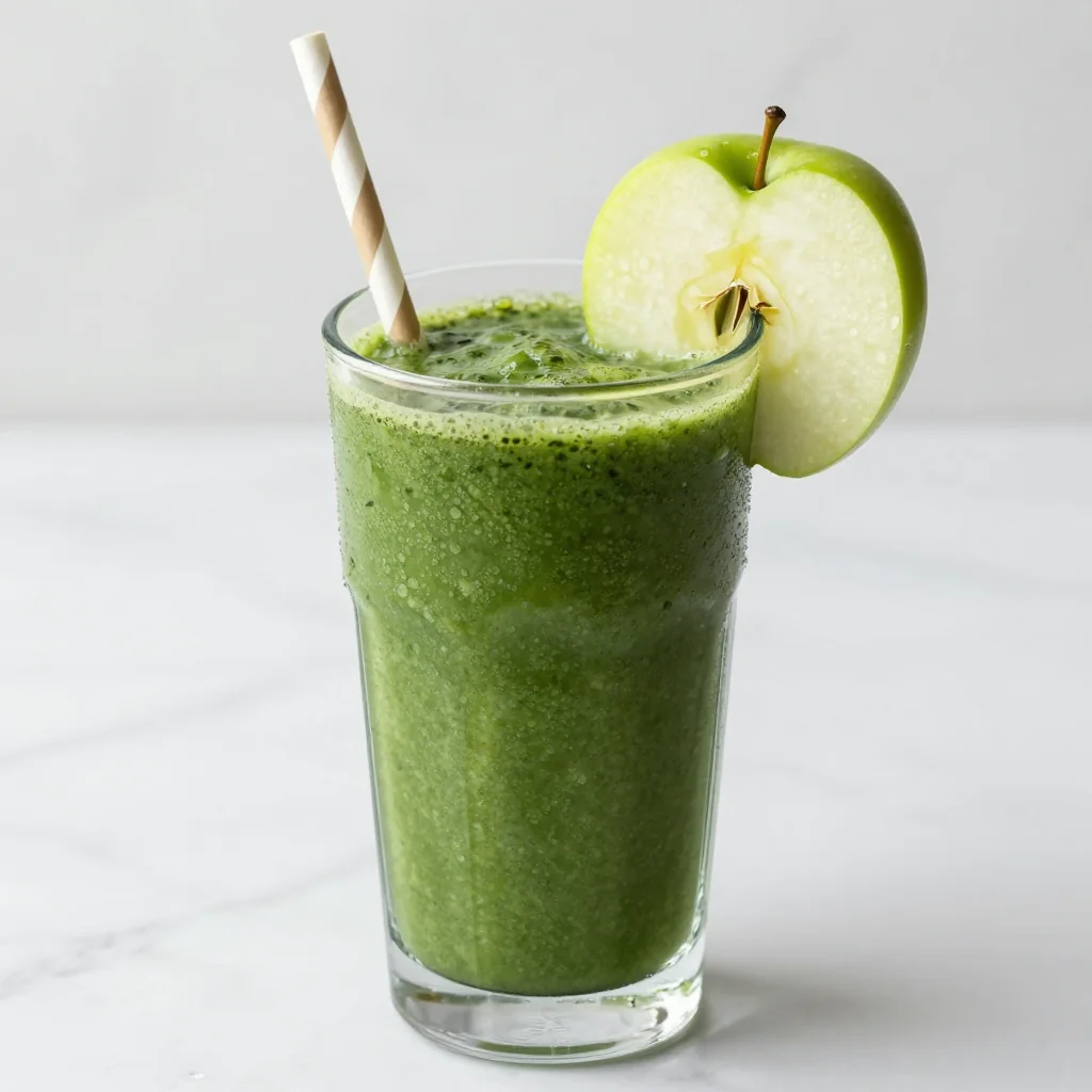 Detox Green Apple and Spinach Smoothie for a Fresh Start