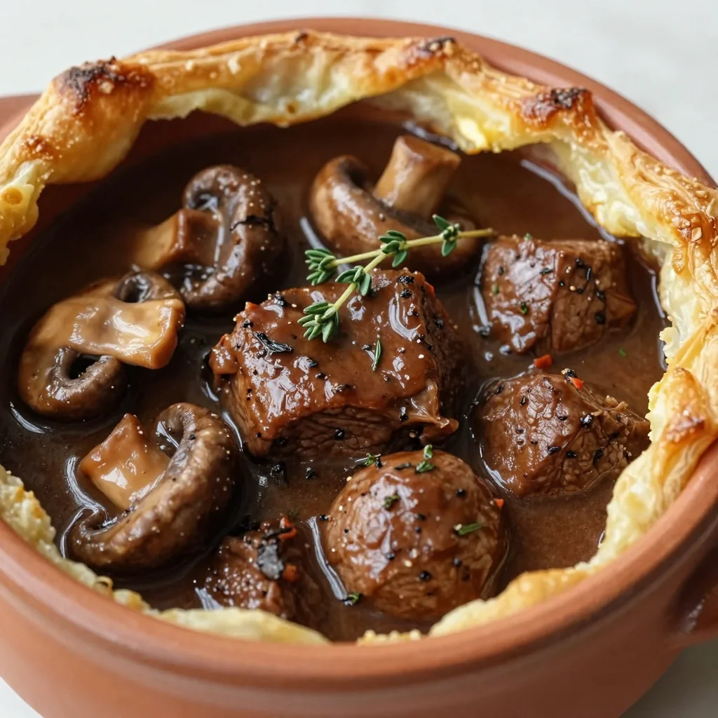 Winter Beef and Mushroom Stew with Canned Mushrooms
