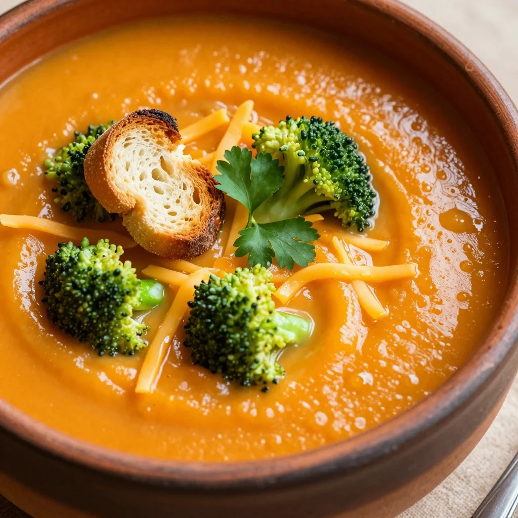 Creamy Broccoli Cheddar Soup That Is A Classic Comfort Food