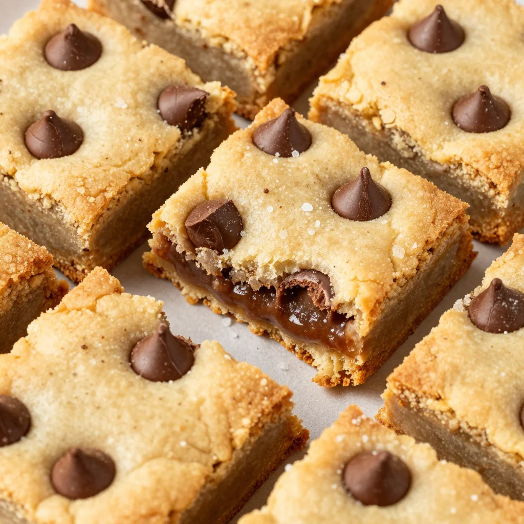 Melt in Your Mouth Chocolate Chip Cookie Bars