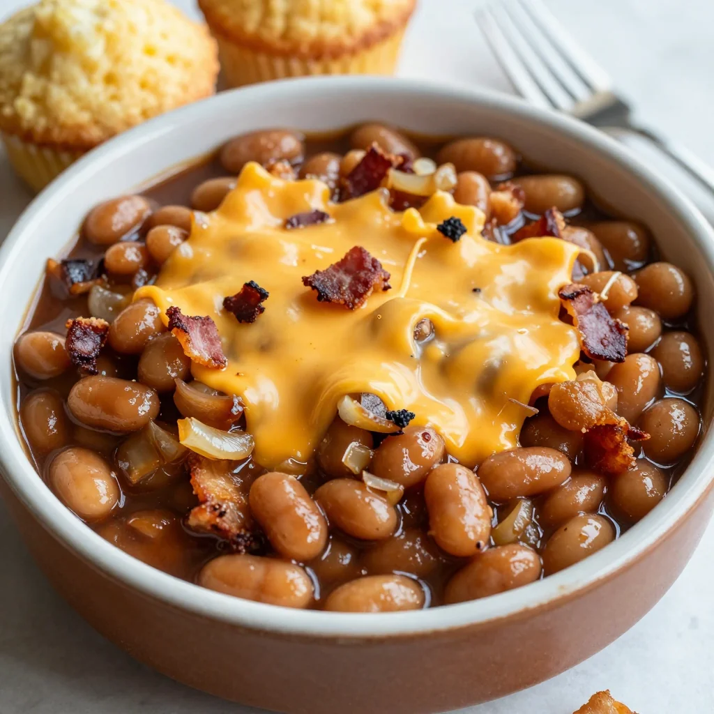 Ultimate Slow Cooker Loaded Baked Beans for Game Day