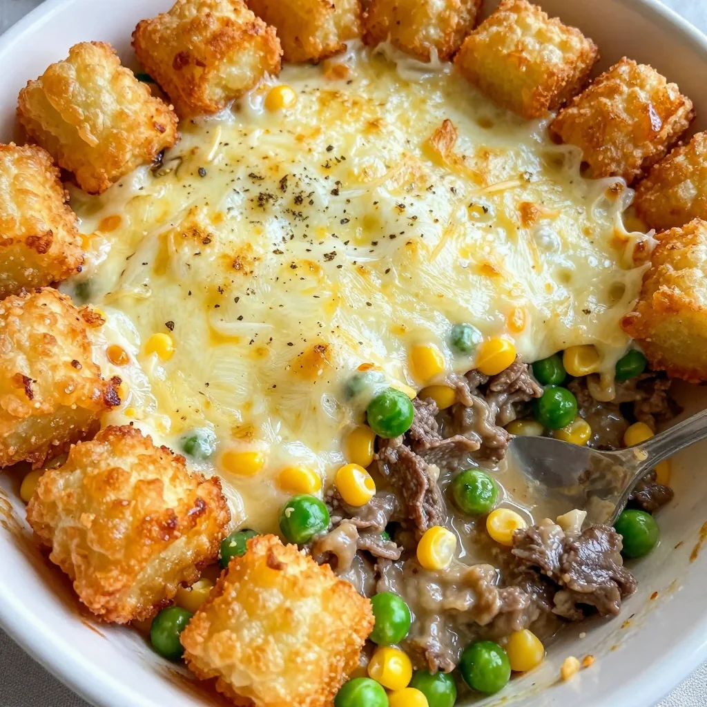 Freezer Friendly Tater Tot Casserole For Kids