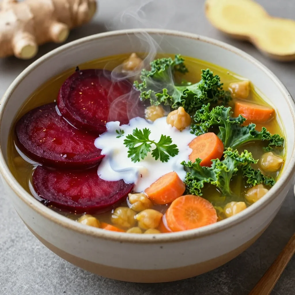 New Year's Detox Veggie Soup That Tastes Amazing