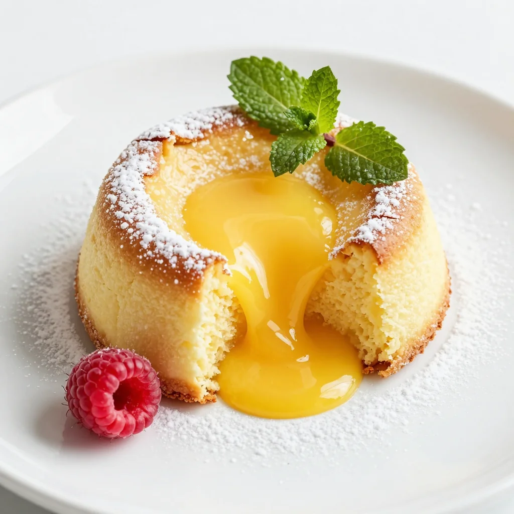 Indulgent Lemon Lava Cakes for a Bright Dessert