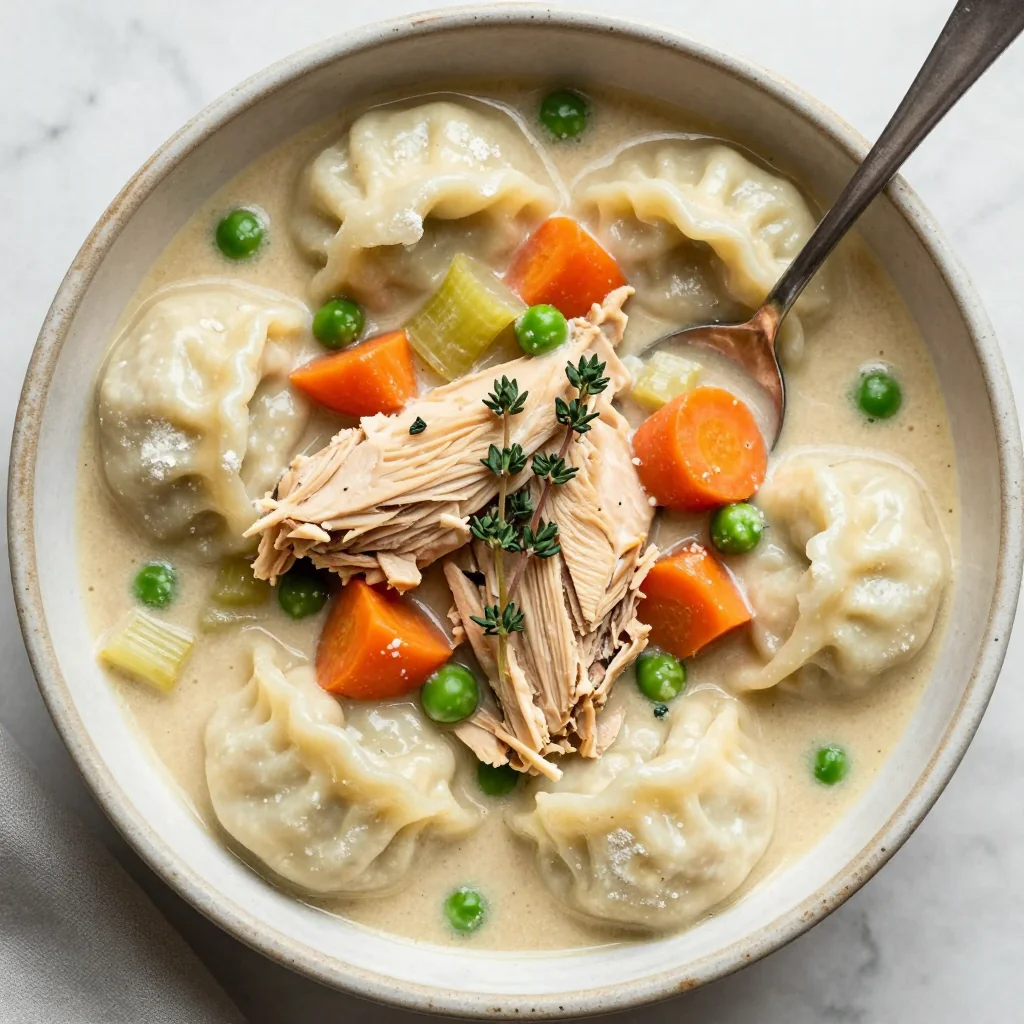 Cozy Creamy Chicken and Dumplings for Winter