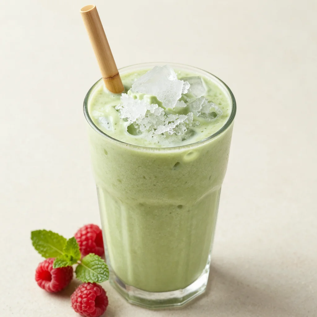 Berry Green Detox Smoothie for Clean Start