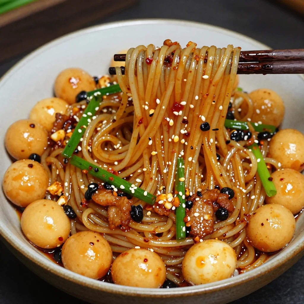 Spicy Chili Crisp Noodles for Dinner Tonight