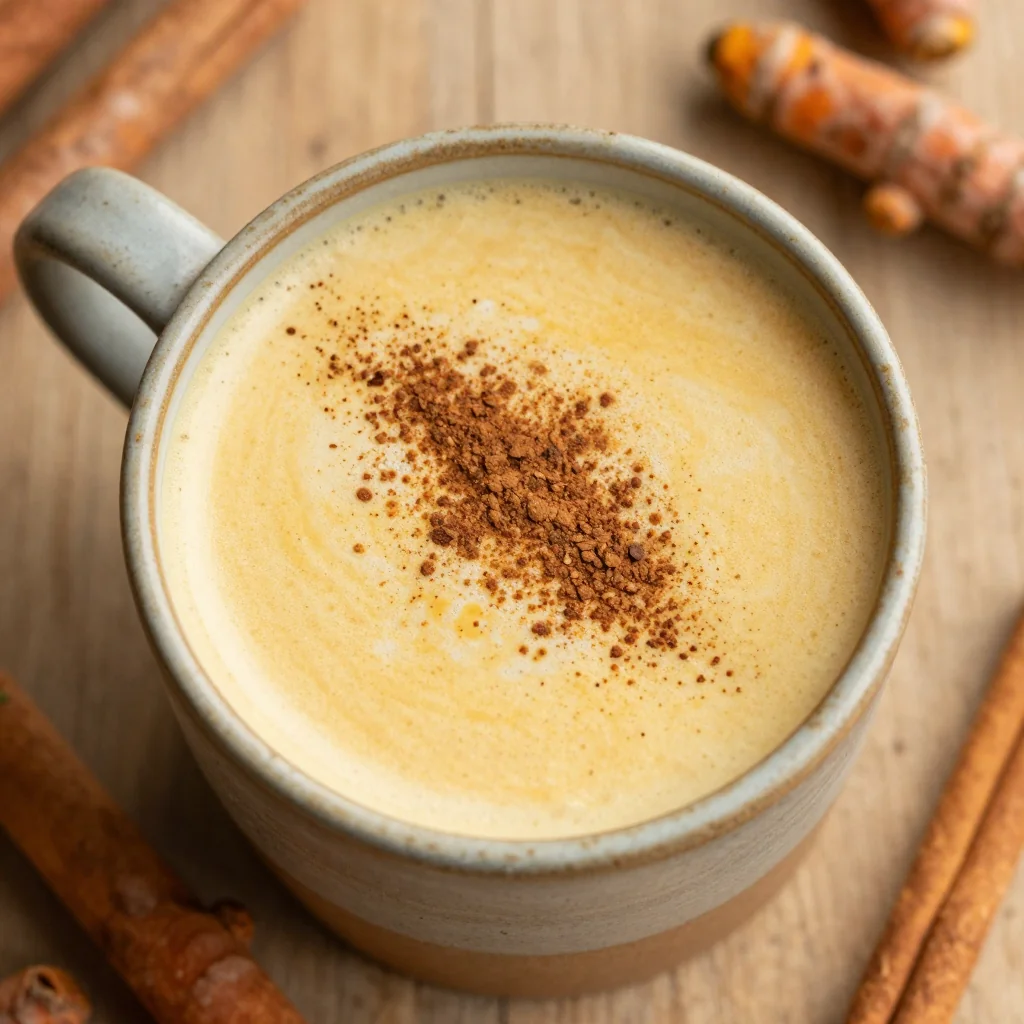 Anti Inflammatory Cinnamon Turmeric Latte