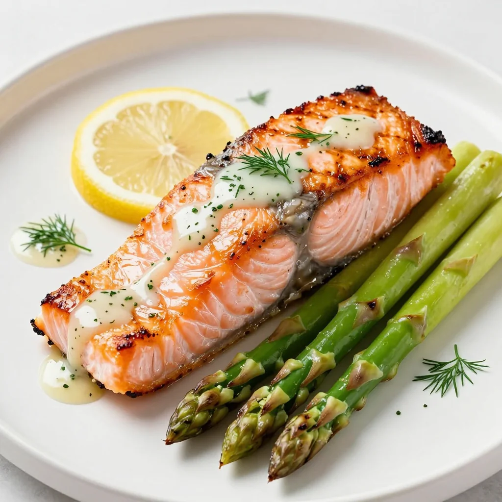 New Year Reset Salmon with Asparagus Recipe