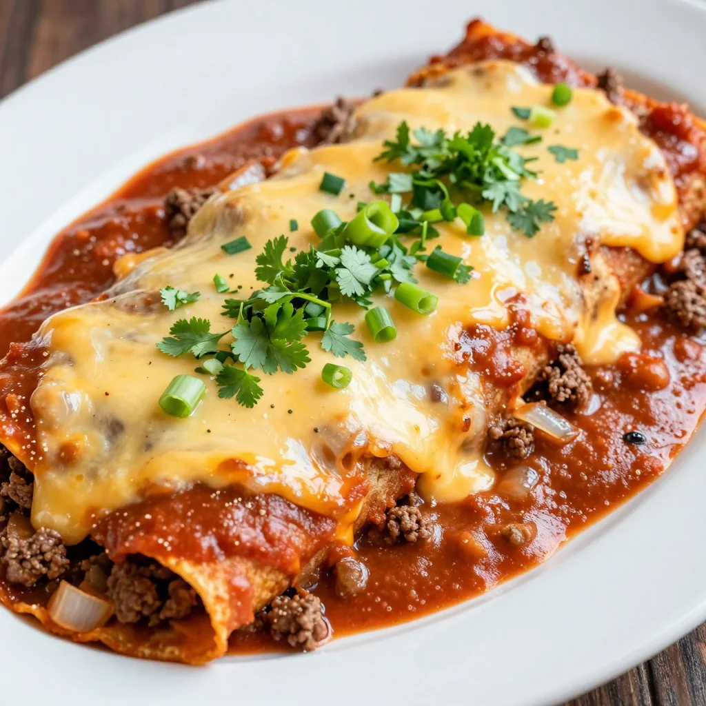 Easy Cheesy Slow Cooker Enchiladas for Dinner
