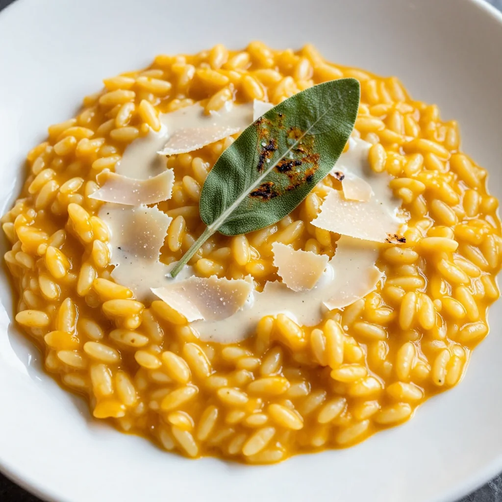 Creamy Roasted Butternut Squash Risotto With Sage And Parmesan