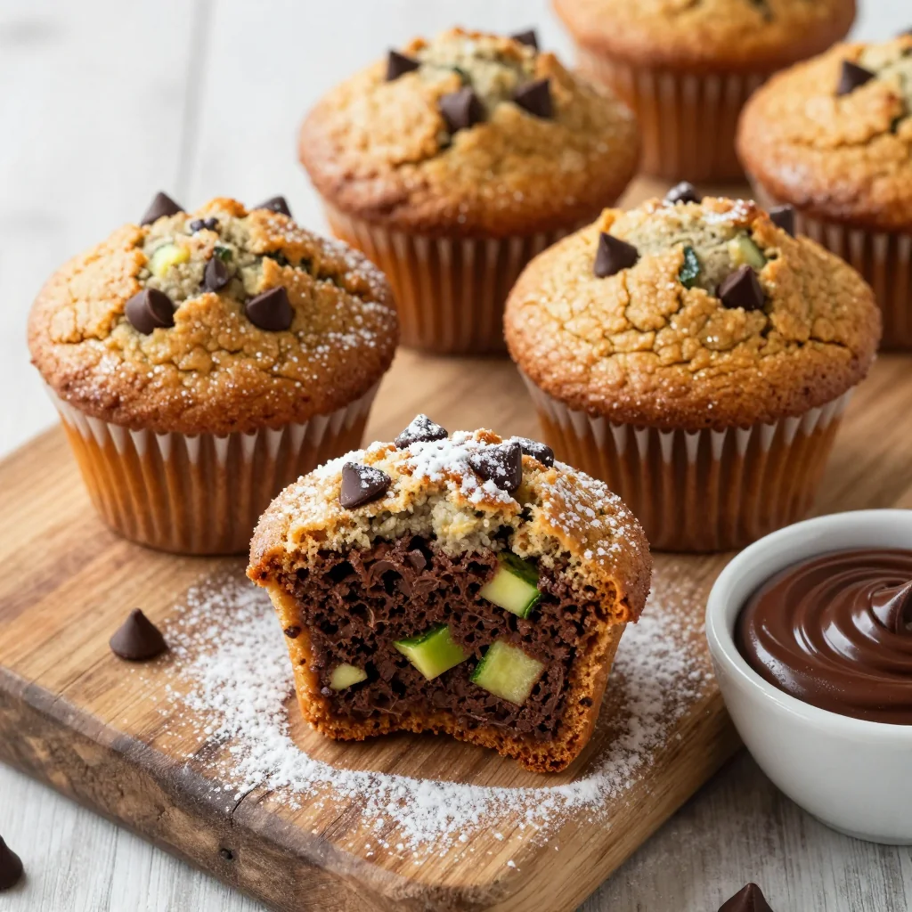 Cozy Chocolate Zucchini Muffins for Hidden Veggies