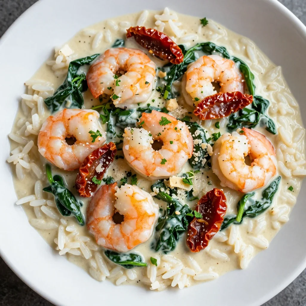 Budget Dinner Creamy Tuscan Shrimp and Spinach