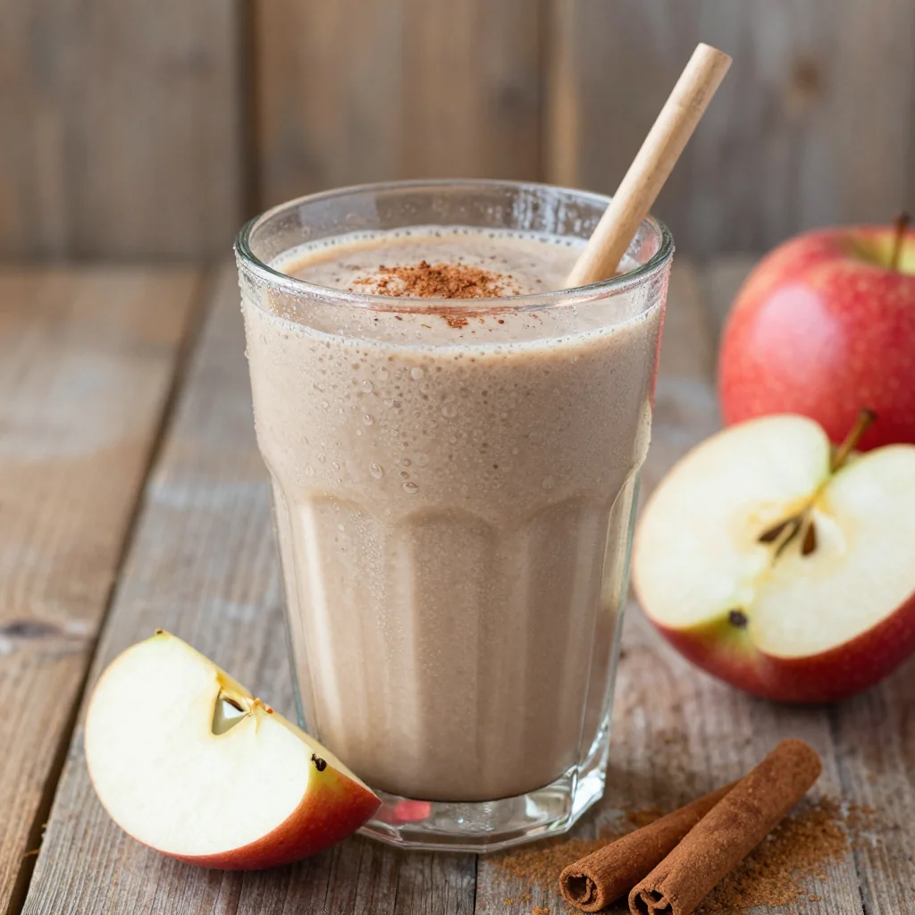 Apple Cinnamon Oat Smoothie for Winter Mornings
