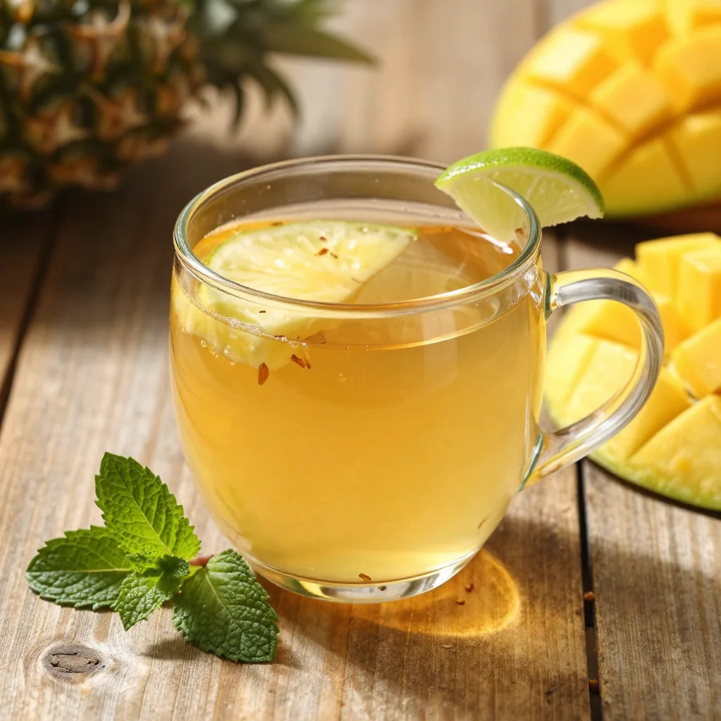 Tropical Detox Tea for a Warm and Cozy Sip