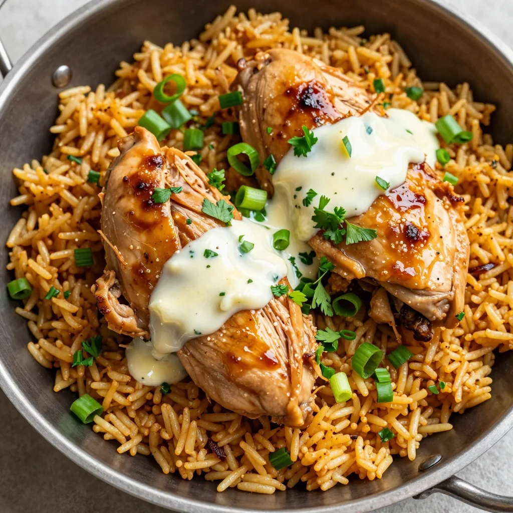 Slow Cooker Chicken and Rice for NFL Playoff Sundays