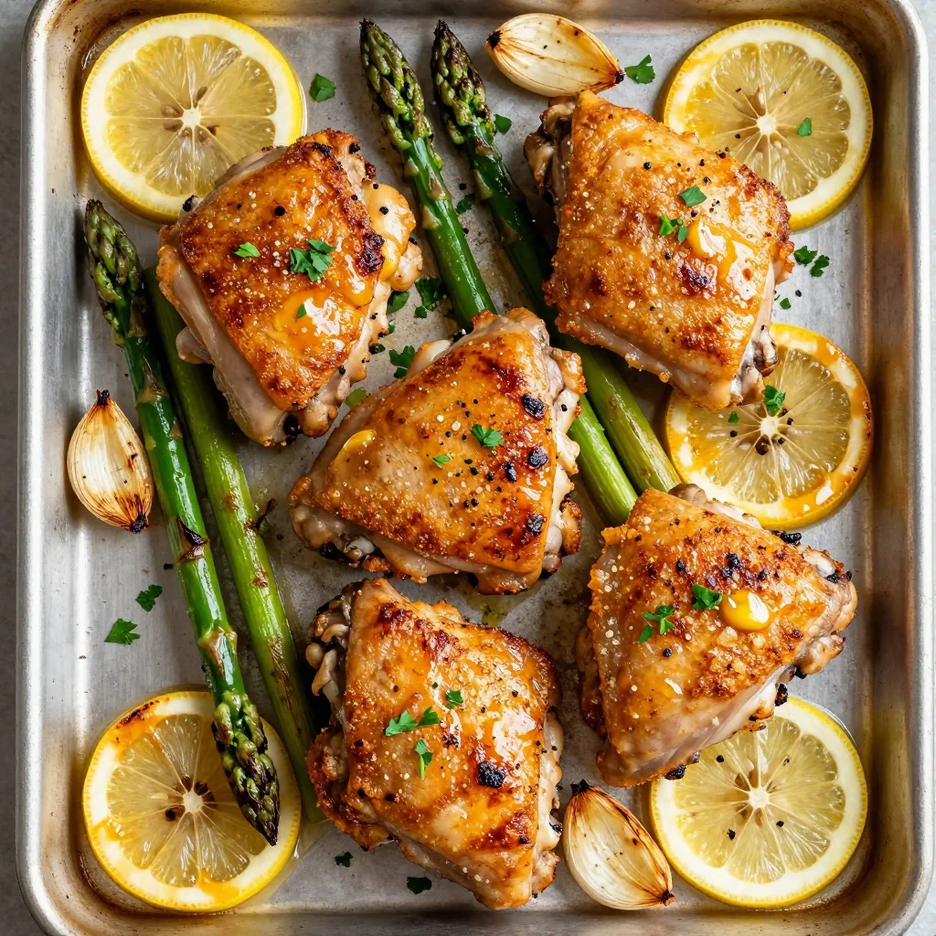Sheet Pan Lemon Pepper Chicken and Asparagus for a Spring Dinner