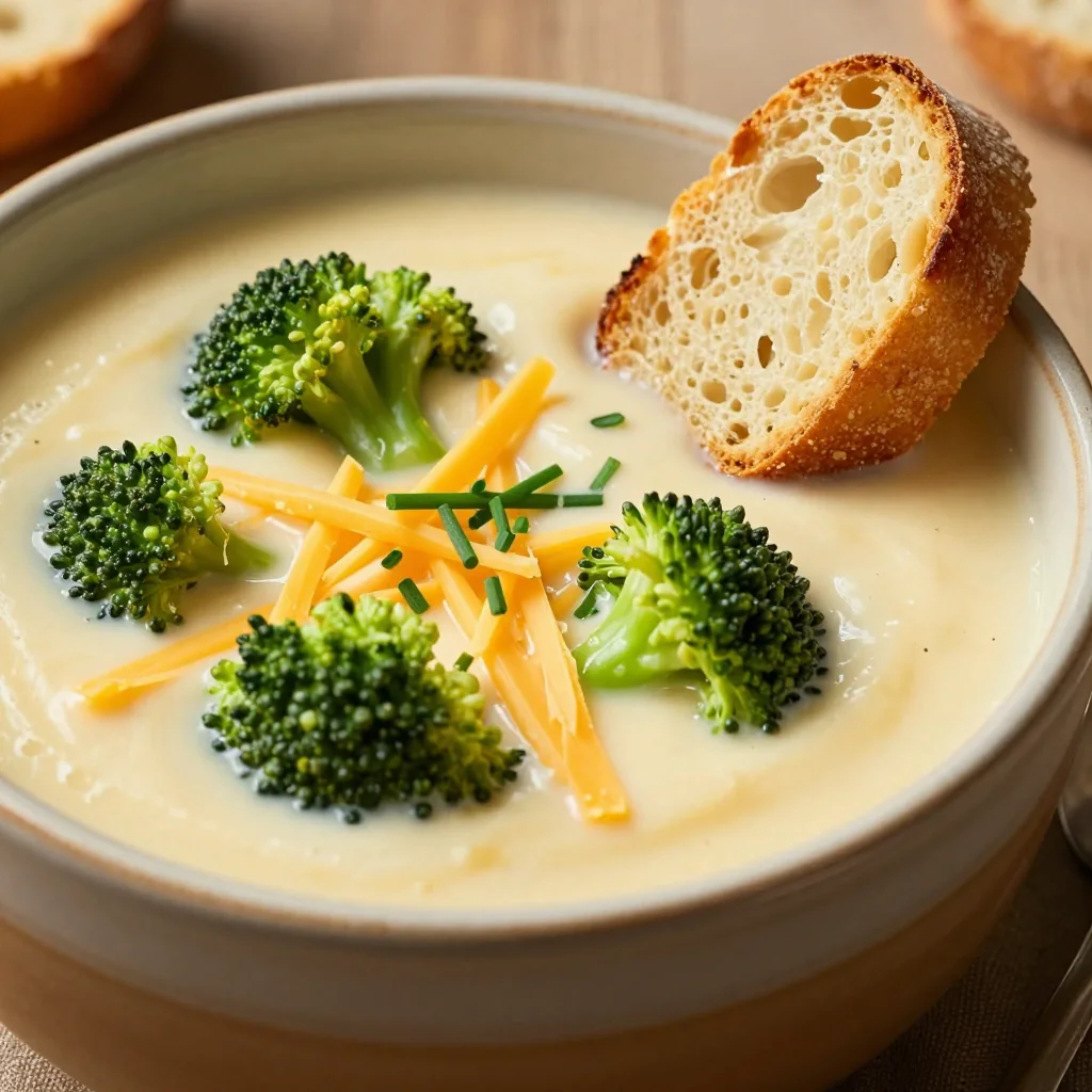 Rich and Creamy Broccoli Cheddar Soup That's Kid-Approved