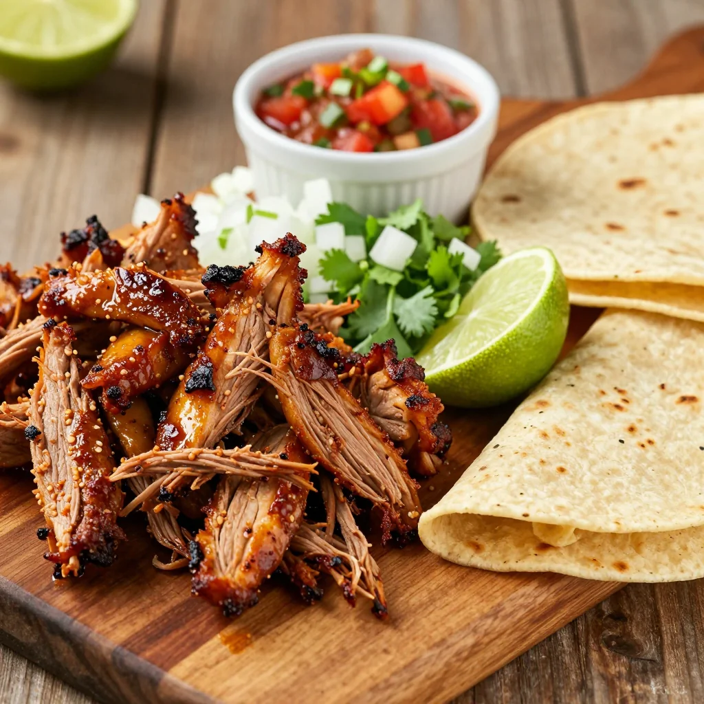 Slow Cooker Chicken Carnitas for Easy Tacos Tonight