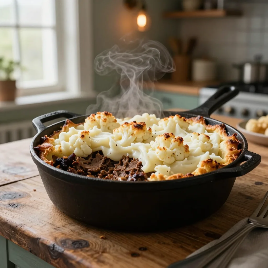 Shepherd's Pie with Cauliflower Mash