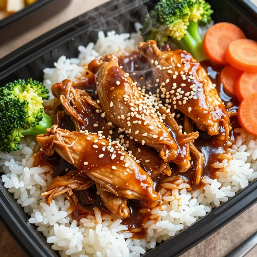 Slow Cooker Teriyaki Chicken That Is Great For Meal Prep