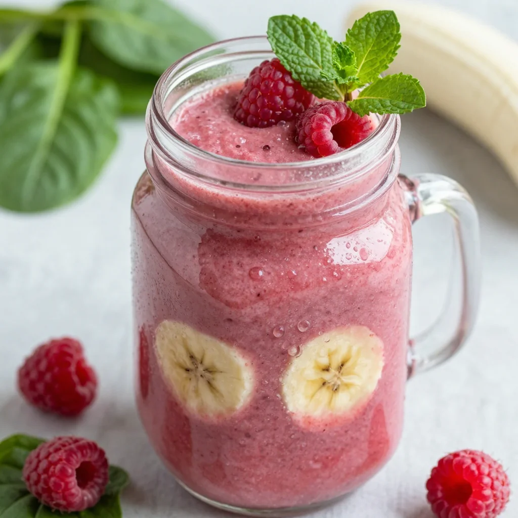 Raspberry Detox Smoothie for a Sweet Cleanse