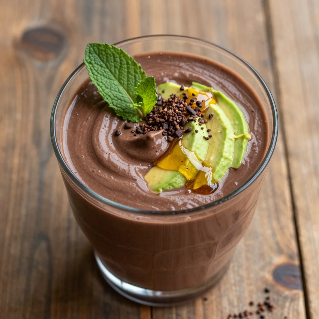 Chocolate Avocado Smoothie That Tastes Indulgent