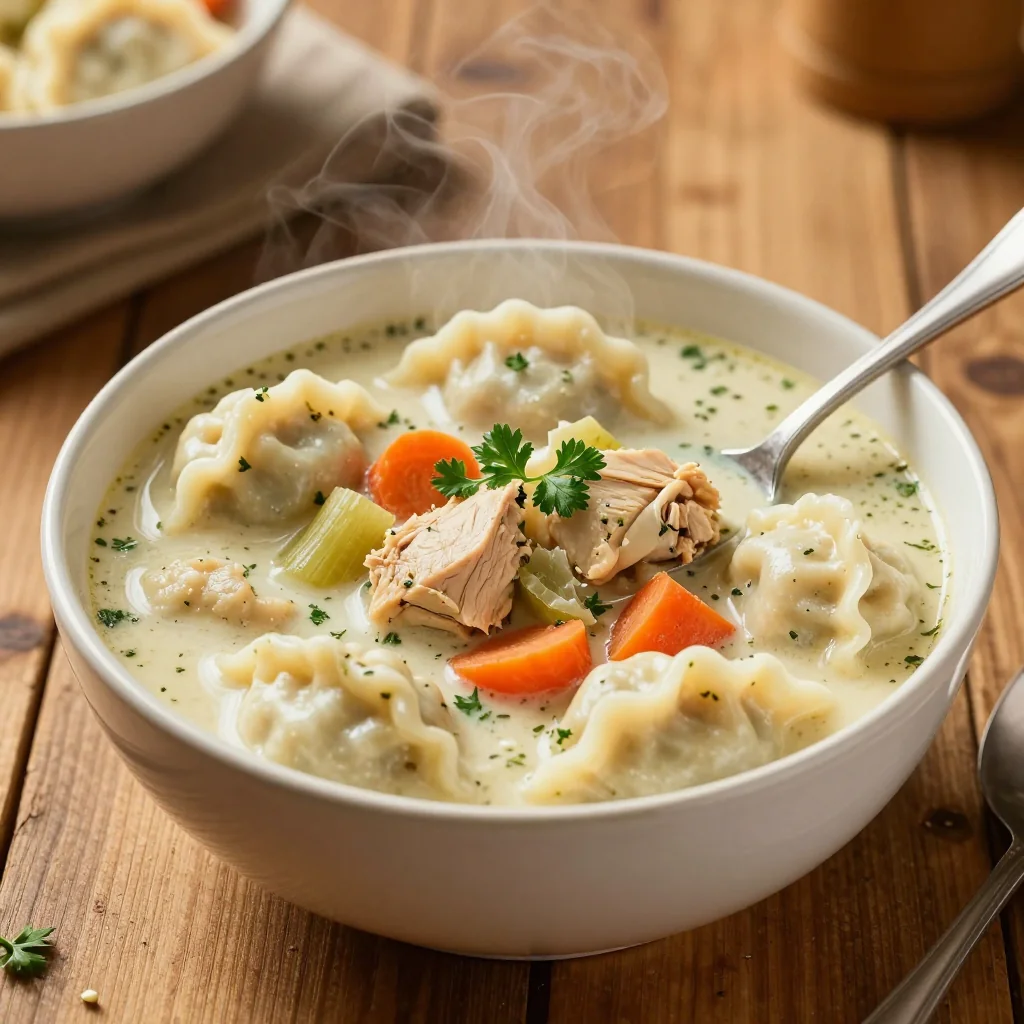 Cozy Chicken and Dumpling Soup for Winter