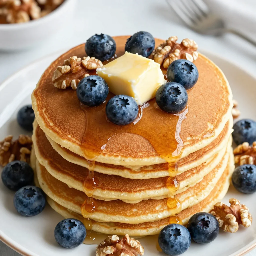 Warm Oatmeal Pancakes Using Pantry Flour and Old-Fashioned Oats