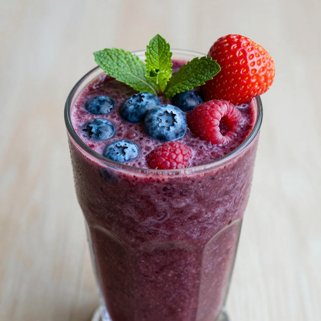 Berry Blast Detox Smoothie for an Immunity Boost