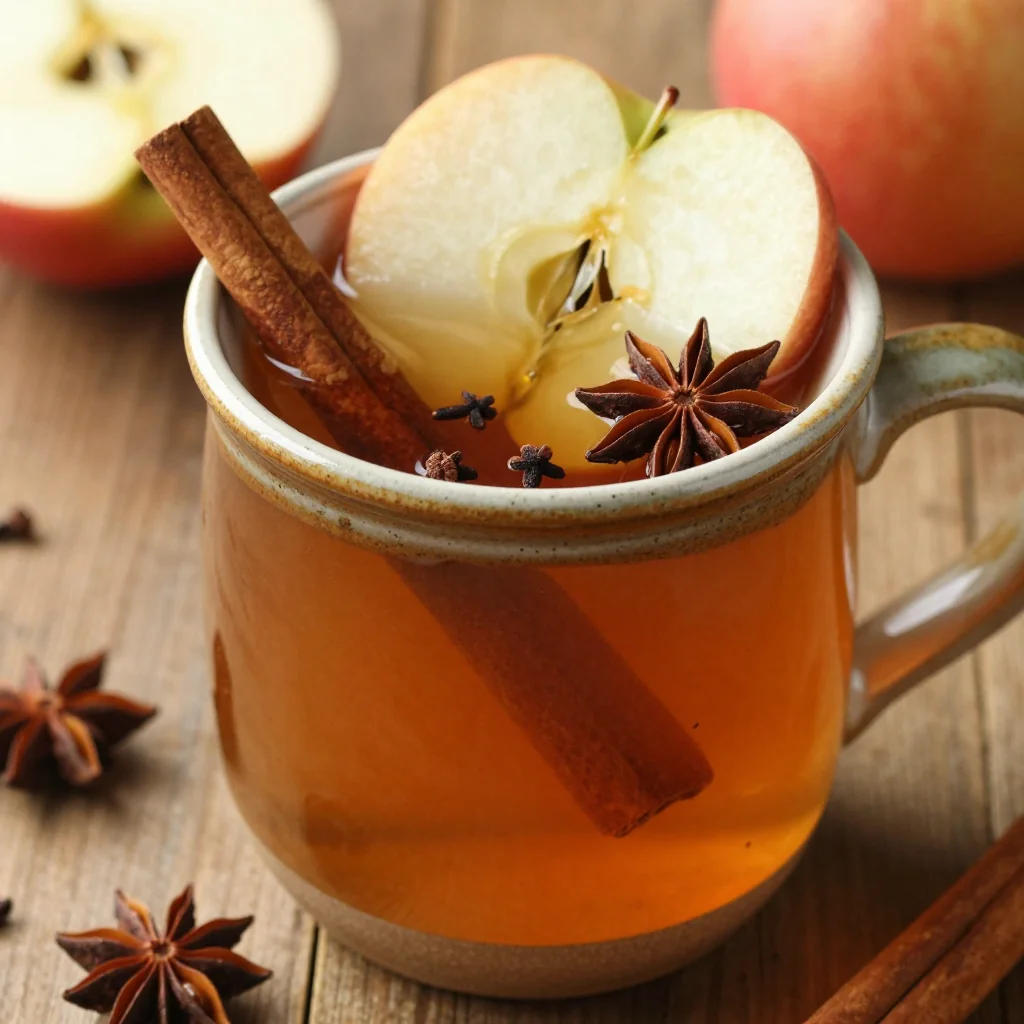 Warm Slow Cooker Cinnamon Apple Cider With Cloves