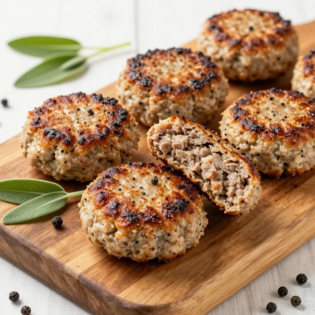Freezer Friendly Homemade Breakfast Sausage Patties for Freezing