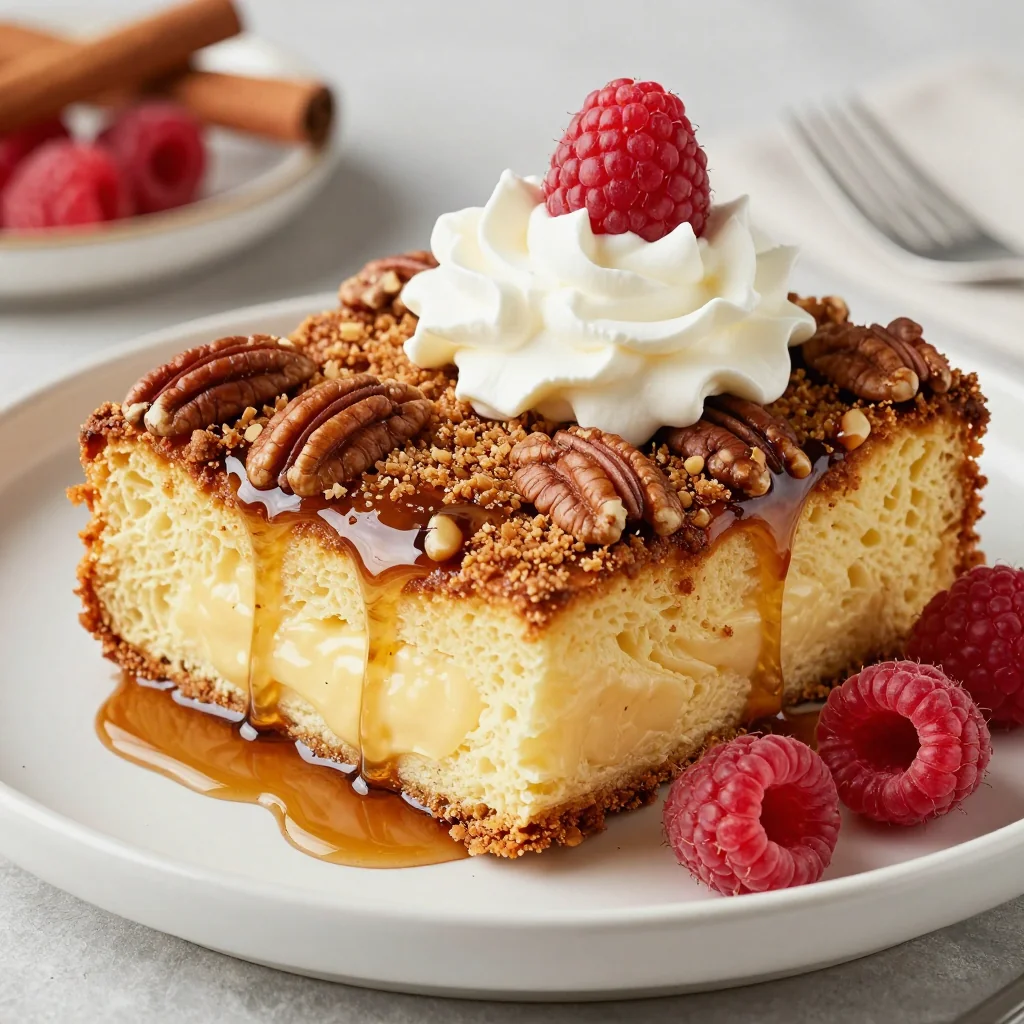 Warm Maple Pecan French Toast Bake for Weekend Brunch