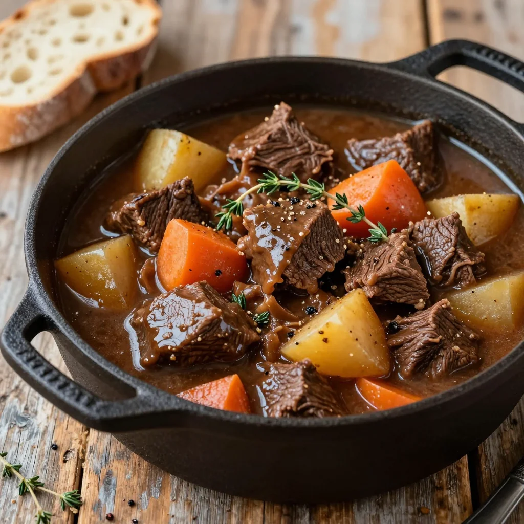 batch cooking friendly slow cooker beef and vegetable stew to warm winters