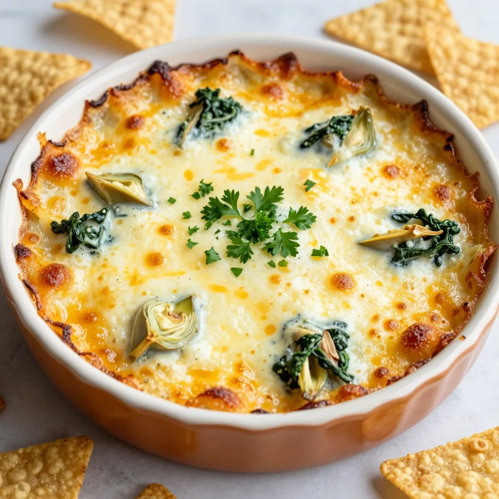 Cheesy Spinach And Artichoke Dip From Pantry Staples