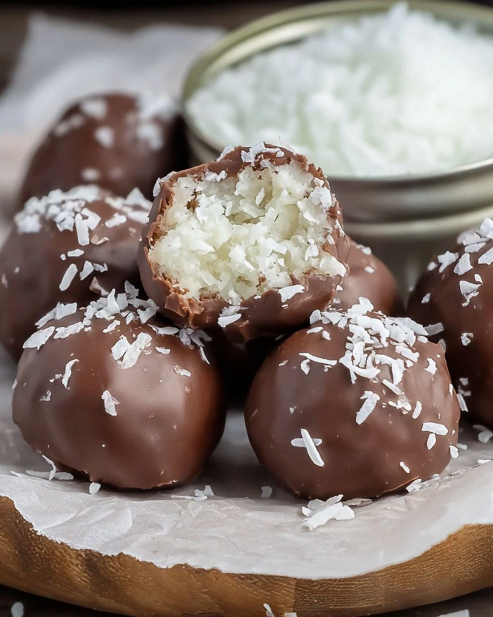 3 Ingredient Coconut Truffles