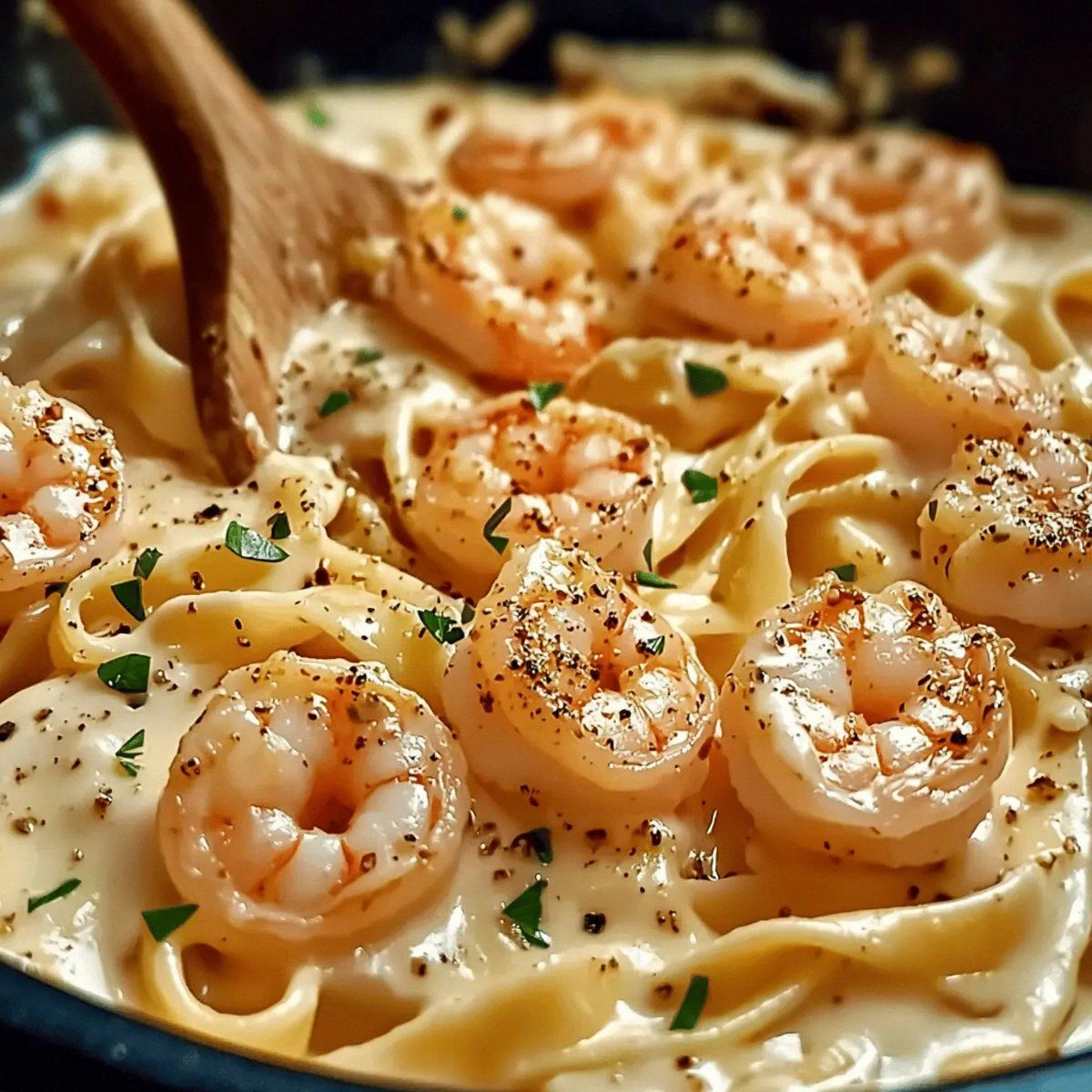 30-Minute Cheesy Garlic Shrimp Alfredo That’s Simply Irresistible