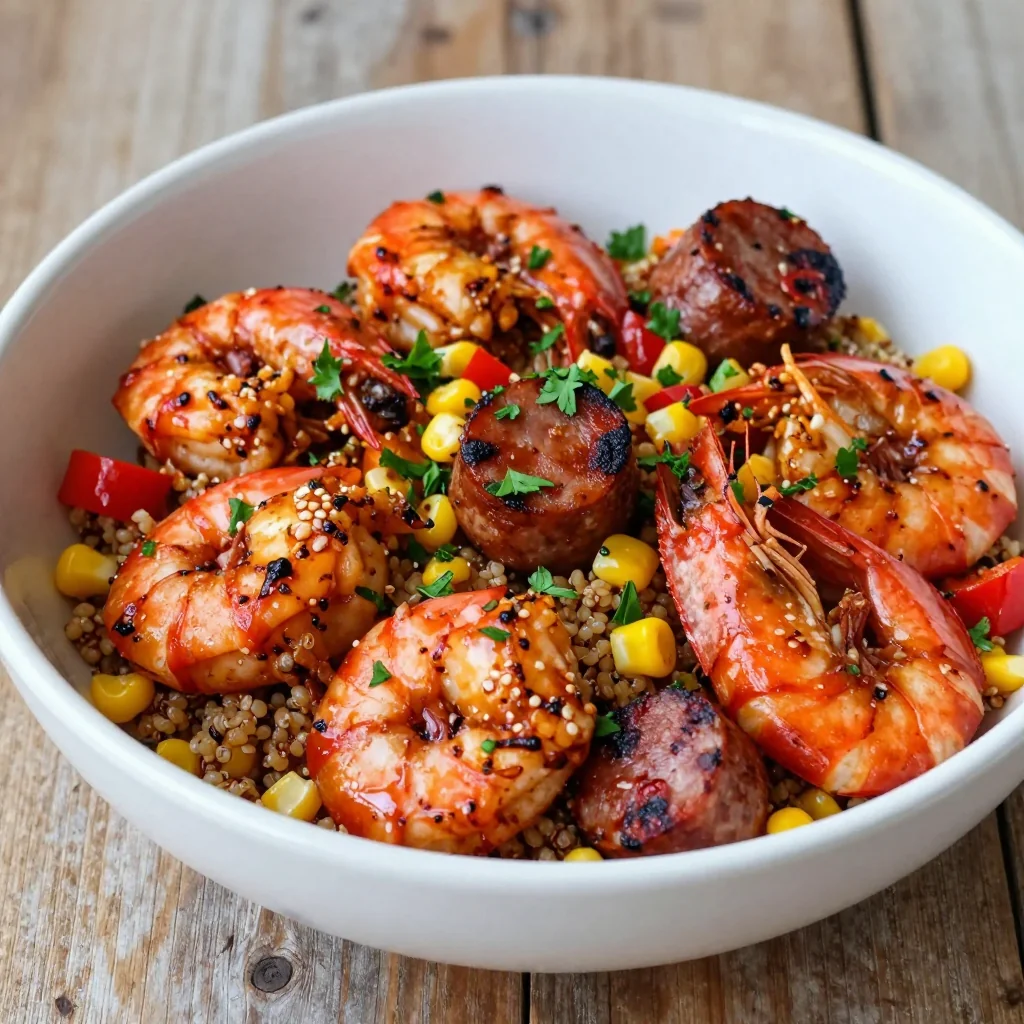 Meal Prep Cajun Shrimp And Sausage Bowls